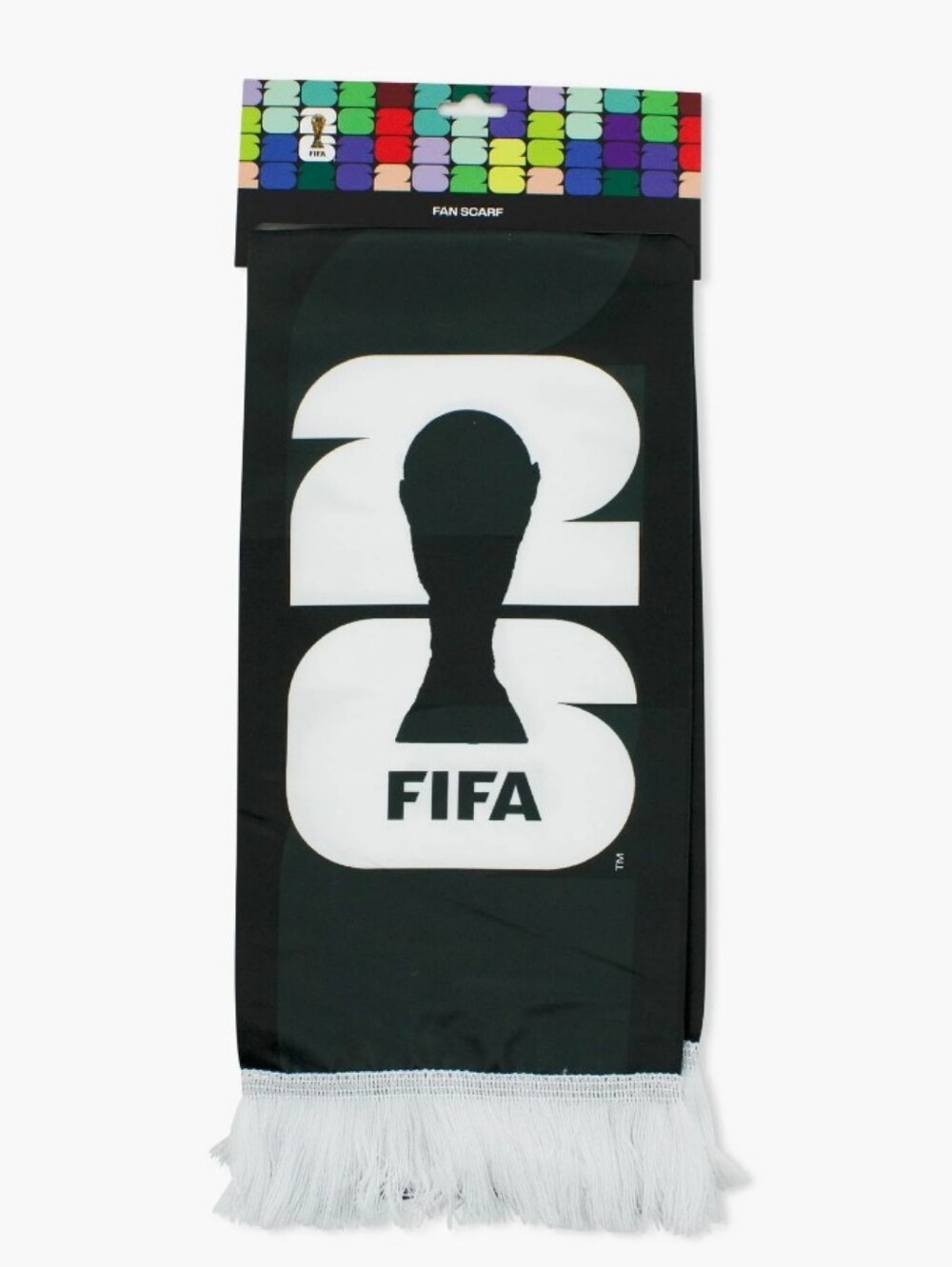 FIFA World Cup 26 Silhouette Black Fan Scarf